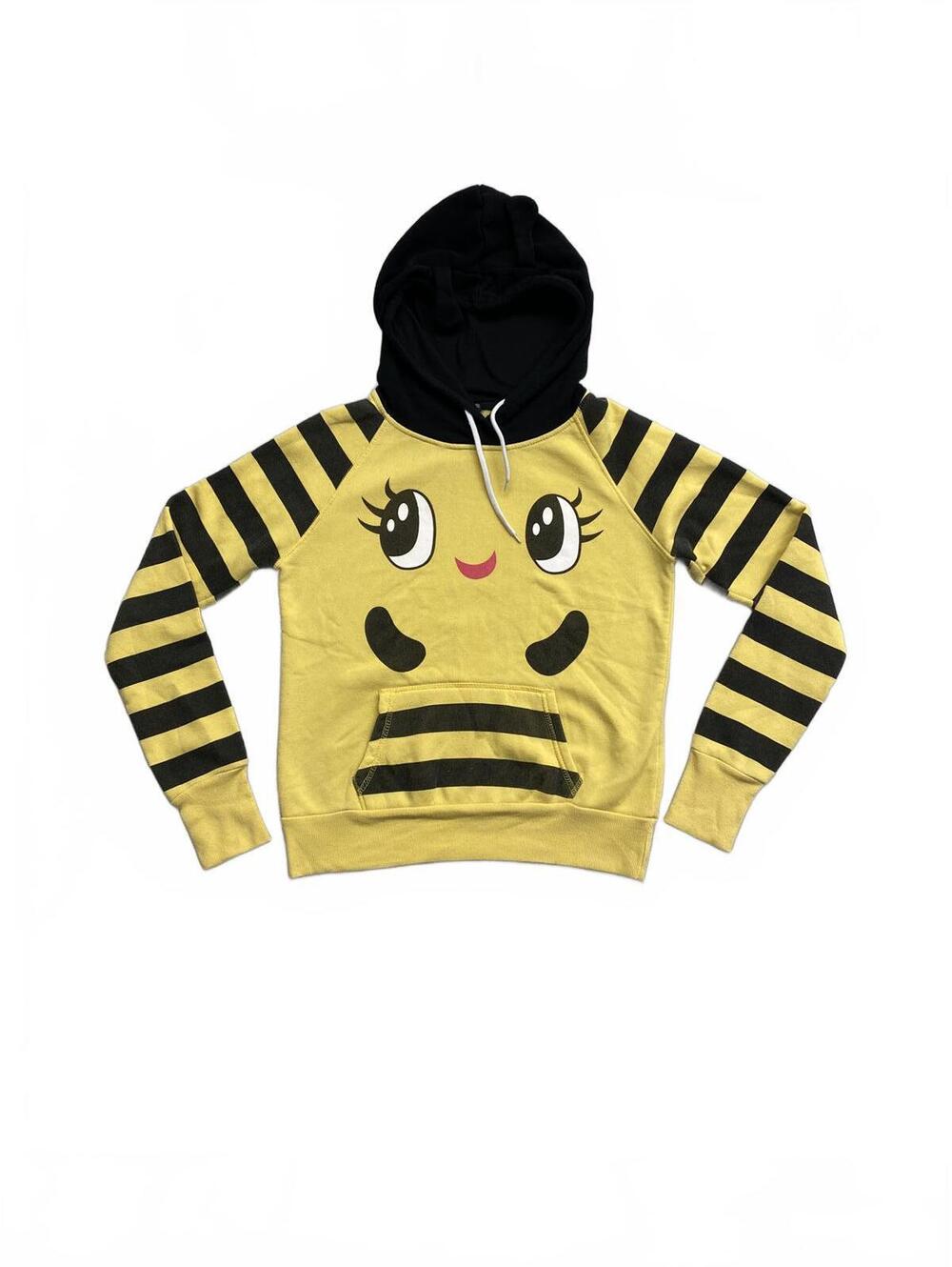 Vintage Y2k SWS Cute Bee Hoodie with Ear Design